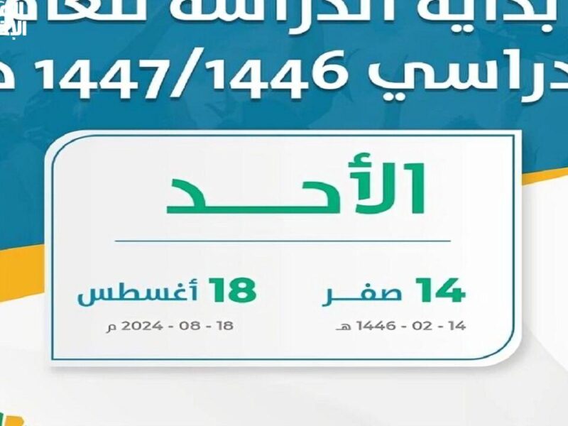 السنة الدراسية على الأبواب.. موعد بداية العام الدراسي الجديد في السعودية حسب التقويم الدراسي 2025 بداية قوية جدًا